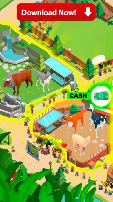 放置动物园大亨动物公园游戏下载-放置动物园大亨动物公园手机版下载v1.53.5