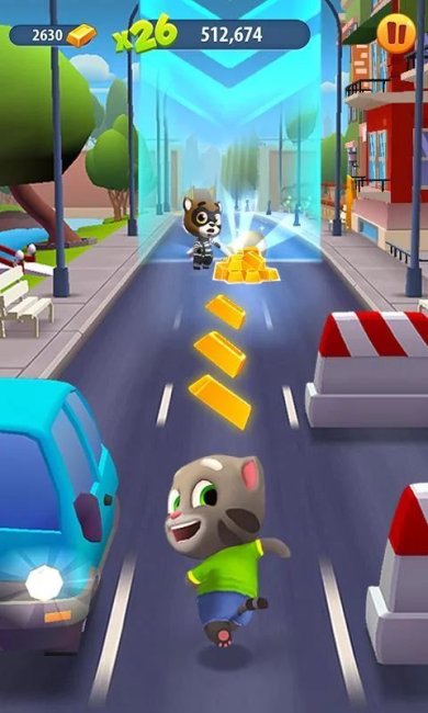 汤姆猫跑酷内置菜单MOD下载-汤姆猫跑酷破解版全皮肤解锁无限金币下载v6.3.0.706