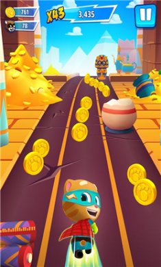 汤姆猫英雄跑酷破解版(内置MOD菜单)下载-汤姆猫英雄跑酷无限金币钻石版下载v3.8.0.477
