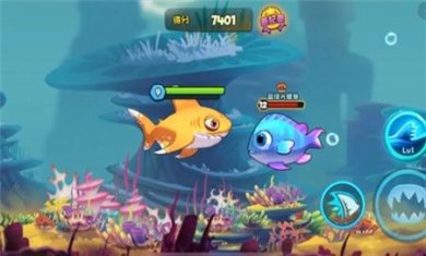 鱼吃鱼游戏破解版(微信)下载-鱼吃鱼无限钻石全部解锁下载v2.3