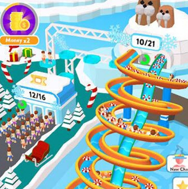 疯狂水滑梯派对下载-疯狂水滑梯派对无限金币下载v1.7.0