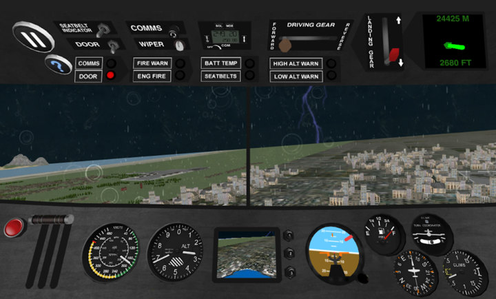飞机驾驶员模拟器3D游戏汉化版内置菜单下载-飞机驾驶员模拟器3D(Airplane Pilot Simulator 3D)手机版下载v1.30