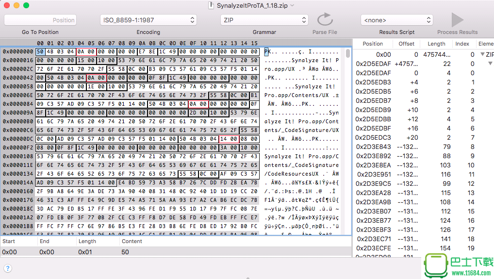 16进制编辑工具SynalyzeIt!ProforMac下载-16进制编辑工具Synalyze It! Pro v1.18 破解版 for Mac下载v1.18