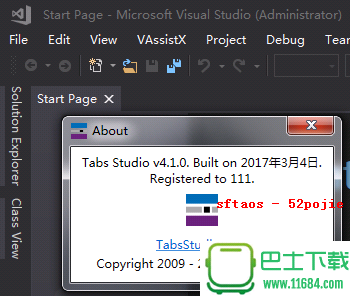 Tabs Studio（Visual Studio插件）下载-Tabs Studio（Visual Studio插件）破解版下载v4.1.0