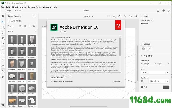 Adobe Dimension CC破解版下载-Adobe Dimension CC 2019 v2.2 中文破解版(附破解补丁)下载