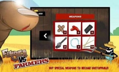 手指大战农夫无限金币破解版下载-手指大战农夫内置菜单下载v1.3.4