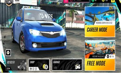 汽车特技比赛破解版下载-汽车特技比赛无限金币版下载v3.1.13