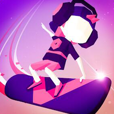 滑板色彩冲浪游戏