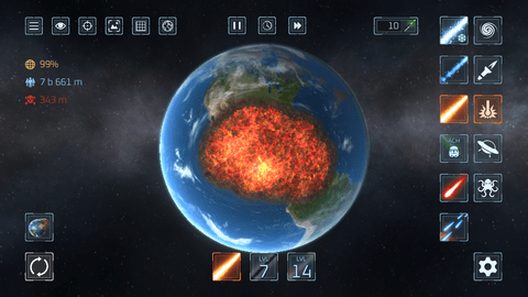 星球毁灭模拟器2022最新版无广告游戏下载-星球毁灭模拟器破解更新版中文下载v1.7.2