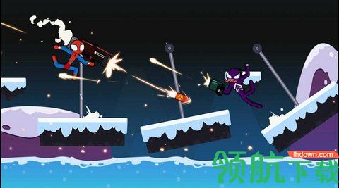 蜘蛛火柴人格斗3全英雄解锁版