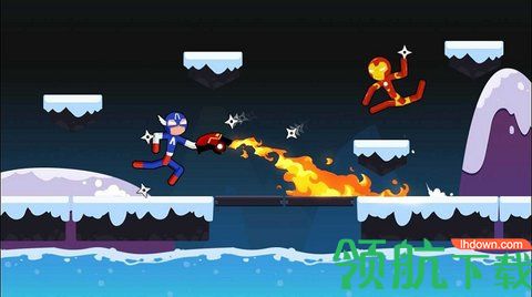 蜘蛛火柴人格斗3全英雄解锁版