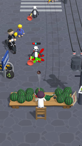 西瓜摊主大战买瓜人破解版