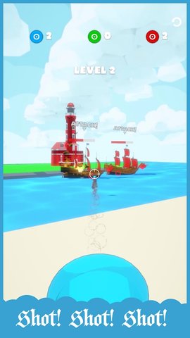 疯狂炮击中文版最新版游戏下载-炮击ShotStack安卓版下载v1.0