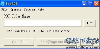 PDF拆分工具SepPDF v3.14 绿色版