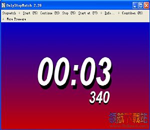 秒表工具OnlyStopWatch V3.46 英文绿色版