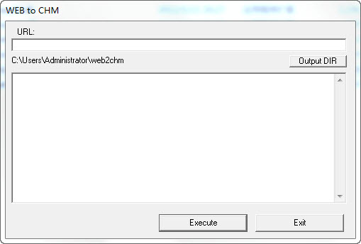 html转换chm工具WEB2CHM v1.0.5 绿色版