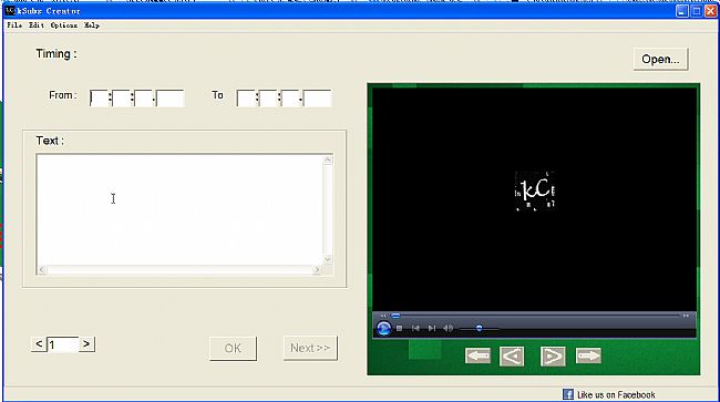 kSubs Creator字幕制作软件 1.0 绿色版