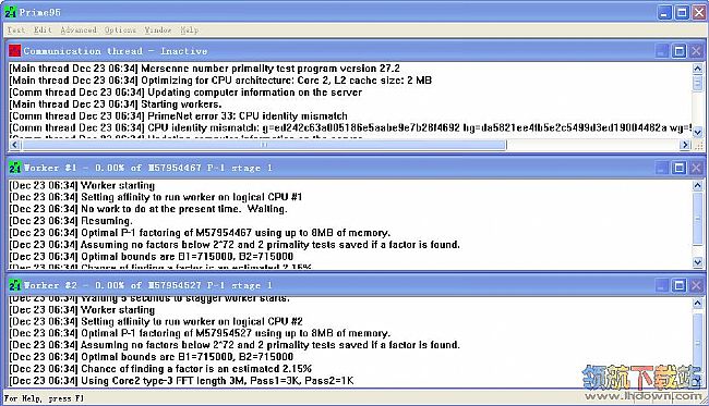 CPU稳定性测试软件Prime95 v29.1.0 中文最新版
