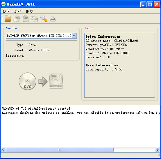DVD转MKV转换器MakeMKV最新免费版