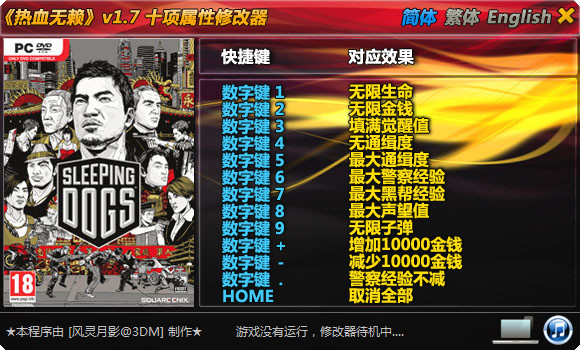 热血无赖修改器+20 v2.1.437044 中文版 by LinGon