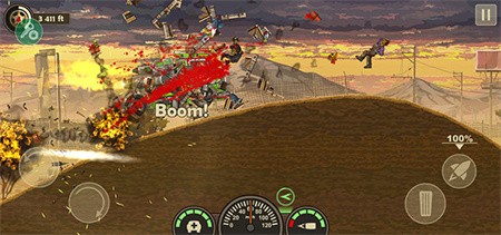 战车撞僵尸破解版内置菜单下载-战车撞僵尸无限金币无限资源下载v1.0.1