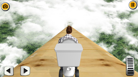 不可能的轨道车手安卓竞速