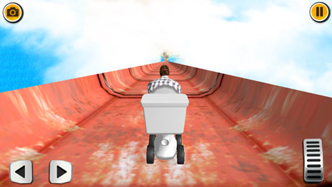 不可能的轨道车手安卓竞速