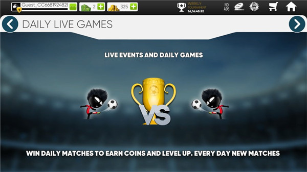 火柴人足球挑战游戏汉化版下载-火柴人足球挑战手机版2022下载v1.1