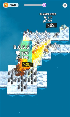 企鹅筏挑战赛中文版下载-企鹅筏挑战赛Penguin War of Raft下载v1.0