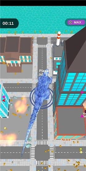 怪兽破坏竞技场中文版下载-怪兽破坏竞技场Kaiju Rampage IO下载v0.1