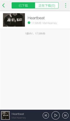 手机QQ音乐下载的MV在哪里