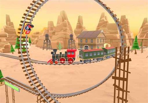 主题公园过山车无限金币钻石破解版最新游戏2022下载-主题公园过山车全角色过山车解锁中文版下载v4.4.87