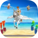 飞行独角兽赛车3D最新版