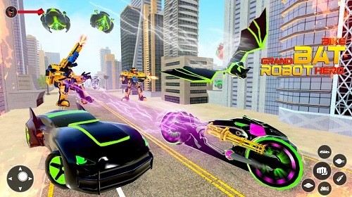 蝙蝠机器人大战中文游戏安卓下载-蝙蝠机器人大战最新版下载v1.1