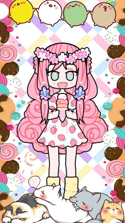 托卡粉彩少女换装最新版