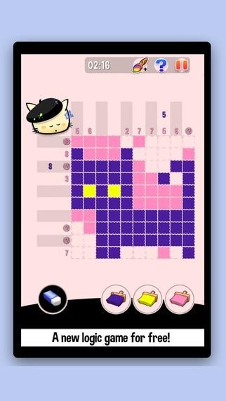 饥饿猫方块绘制手机版