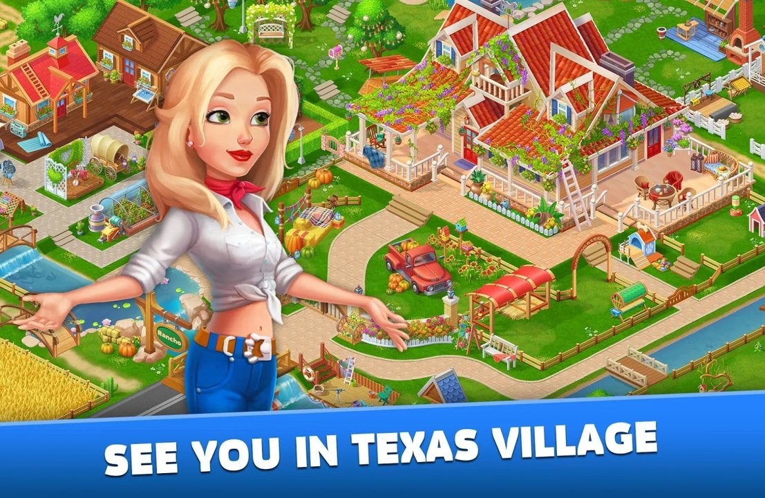 纸牌德克萨斯村无限金币版