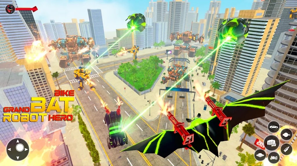 蝙蝠机器人变形卡车手机版