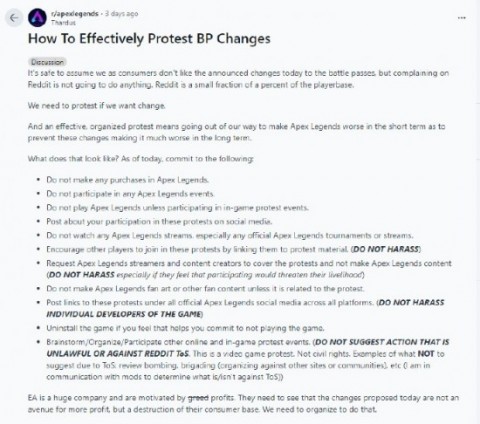 Apex近期差评如潮？到底是因为什么呢，来看看事件始末吧！