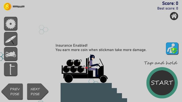 火柴人崩溃拆卸无限金币版下载